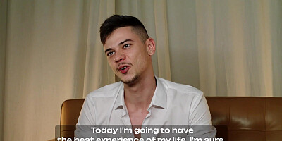 Horny Tommy's fortunate day - a three-way sex with 2 busty, buxom girls, full HD and XXX!