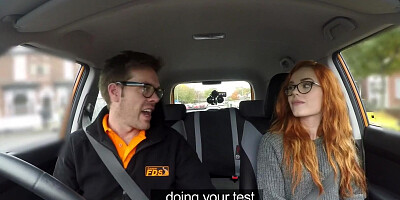 Fake Driving School - Dream Team of Ella Hughes and Jasmine Jae in a Hardcore Threesome