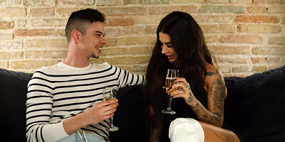 Long-Awaited Heart Romance of partners.Brunette with big fun bags gets even nastier when she meets h