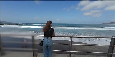 Hermione Potter - Gran Canaria - First Naked On The Beach, Then He Fucks Me In The Shower