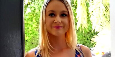 POVD small breasted blonde Kenzie Kai pov fucks big dick