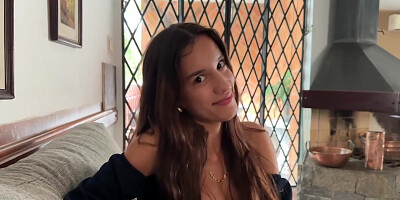 Skinny Brazilian - First Casting With Beautiful Skinny 18yo Brazilian Teen 18+