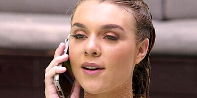 BLACKED Gorgeous Gabbie cheats on boyfriend at the pool