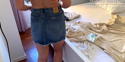 Untidy Stepsister got ANAL CREAMPIE