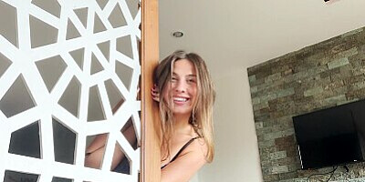 Shy neighbor timidly seduces me and takes everything from life