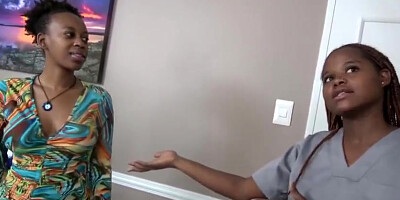 Selena Rose In Busty Masseuse Gets Her Client And Her Intern In Hot Interracial