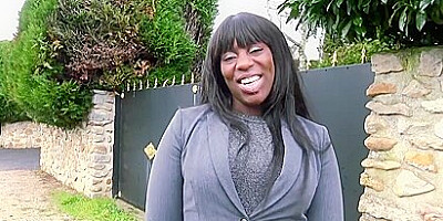 French Ebony Rubie Big Ass Casting (720)