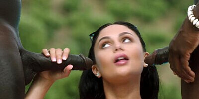 BLACKED - Hot Wife was alone on vacation until she found two BBCs