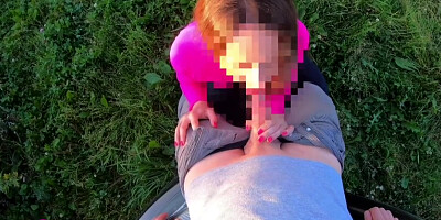 Alisa Lovely - Public Outdoor Fuck Babe With Sexy Butt - Young Amateur Couple Pov!