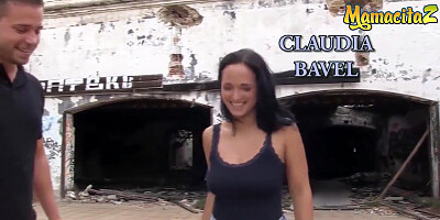 Alberto Blanco And Claudia Bavel - Risky Outdoor Sex And Cumshot Facial With Nympho Latina