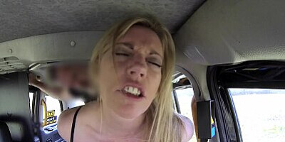 Fake Taxi Blonde MILF Holly Kiss and her Great Tits Fucked Roughly