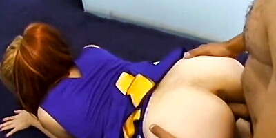 Good-looking amateur's small tits clip