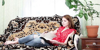 Talented Jennifer Bliss's finger clip