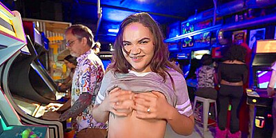 The Barcade Is Spot For Some Wild Girl Fucking With Peter Green And Naudi Nala