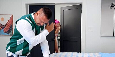 BRAZZERS: Naughty Lily Lou Gets Dicked By Her Bf's Horny Dad