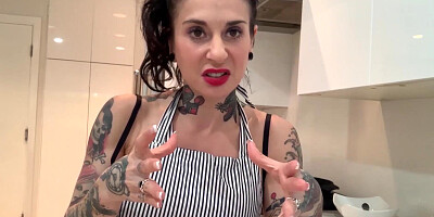 Joanna Angel fucked herself with dildo