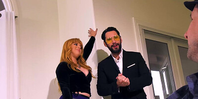 Tommy Pistol and Penny Pax hardcore fuck next to a buddy