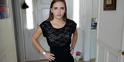 PropertySex - Client homemade sex video with foxy petite real estate agent