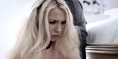 Petite Blonde And Kenzie Reeves - Why Dont You Suck Your Stepdaddy A Bit?