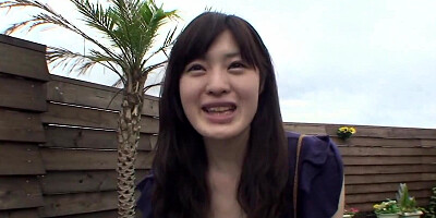 Japanese Slut Blowing On The Balcony