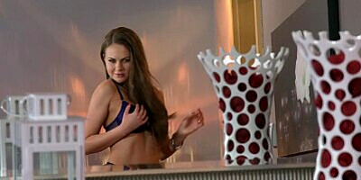 MOM Horny Milf Tina Kay gives footjob and hard fuck before handjob facial