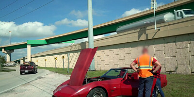 Curvy Babe Gets Banged By Roadside Assistance With Indica Monroe And Sean Lawless