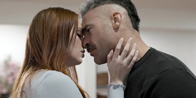 Redhead Maya Kendrick cowgirl riding widowers big hard cock