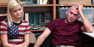 ShopliftersPunished.com - Adorable young honey doggystyled by nasty cop for being a shoplifting crook