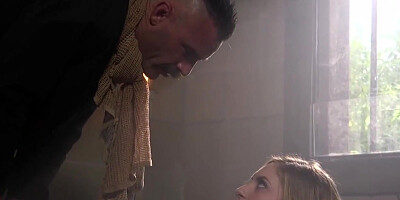 Bound Blonde Dresden Prepares For Sex By Survivalist Charle - Charles Dera