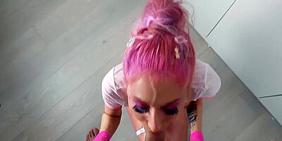 Submissive Hentai Teen 18+ Wearing Butt Plug Loves Rough Anal And Her Pussy Squirted