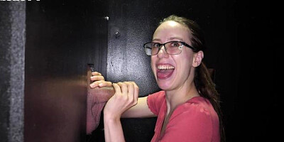 ...Gloryhole Secrets: ALL-NATURAL 34Ds in the Gloryhole...