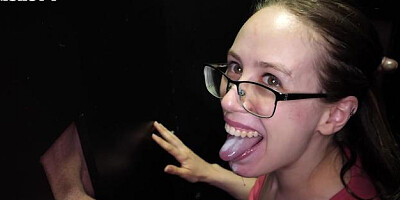 ...Gloryhole Secrets: ALL-NATURAL 34Ds in the Gloryhole...