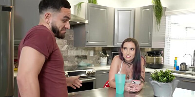 Spying On My Lesbian Stepsister & Gf Leads To Hot Threesome - Bailey & Alex
