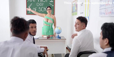 Busty Teacher Gets Anally Ravaged By Her Students 18+ In The - Gia White