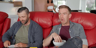 Evangeline Love Sneaks Into Her Husband's Brother's Room & Waits For Him To Get Fucked