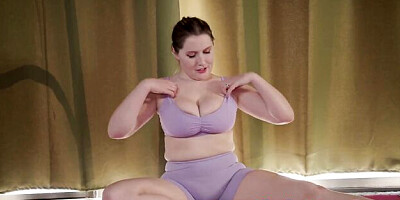 Emma Shay's naked exercise movie by Nude Yoga Porn