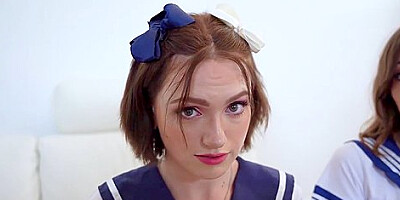 Gracie Gates And Dani Blu - Bisex 18yo Schoolgirls Skipping Classes On Big Male
