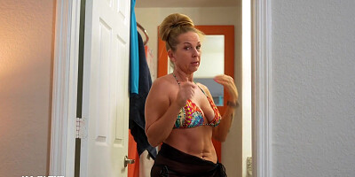 Stepmom Vacation - Her Bikini Made Me Horny So She Helped Me Cum - Aitsf - Trailer 2of3