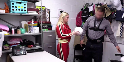 Volleyball stealing milf PE teacher busted