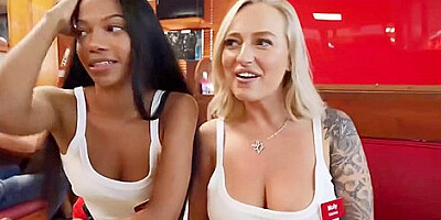 My Bbc Is Throbbing From Naughty Girls - Eden West And Elana Bunnz