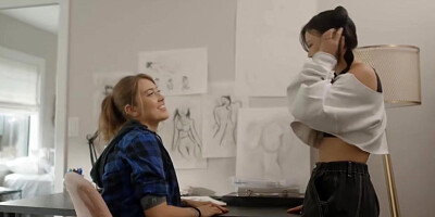 Lusty Lesbian Sex - Lulu Chu, Große Titten And Electra Rayne