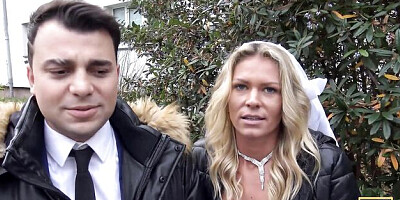 Prurient fiancée's debt collector dirt