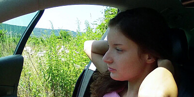 Adorable teen girl Anita Berlusconi gets fucked outdoors