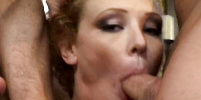 Funny Audrey Hollander and Johnny Thrust's shaved xxx