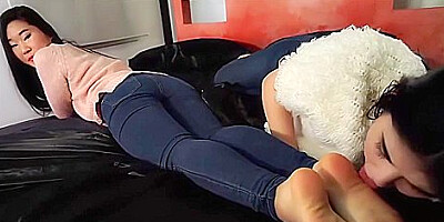 Gorgeous Katana And Lady Dees Foot Worship Dirt