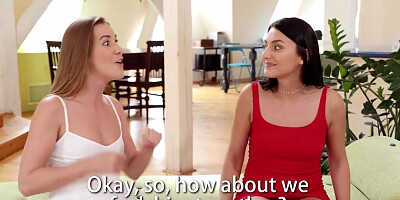 Katy Rose & Alexis Crystal Have A Dripping Wet Double Cream Dream Cum True