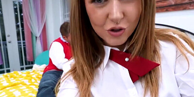 Khloe Kapri And Callie Black In Amazing Sex Video School Uniform Newest Pretty One