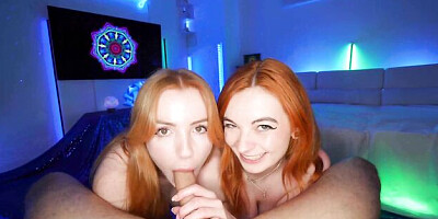 Big tits video with flashy Scarlett Jones and Lola Rose from Mr Lucky POV