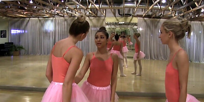 Ballerina homies enjoy beaver eating post experience
