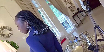 Amateur Ebony Bbw Pumped Hard In Casting